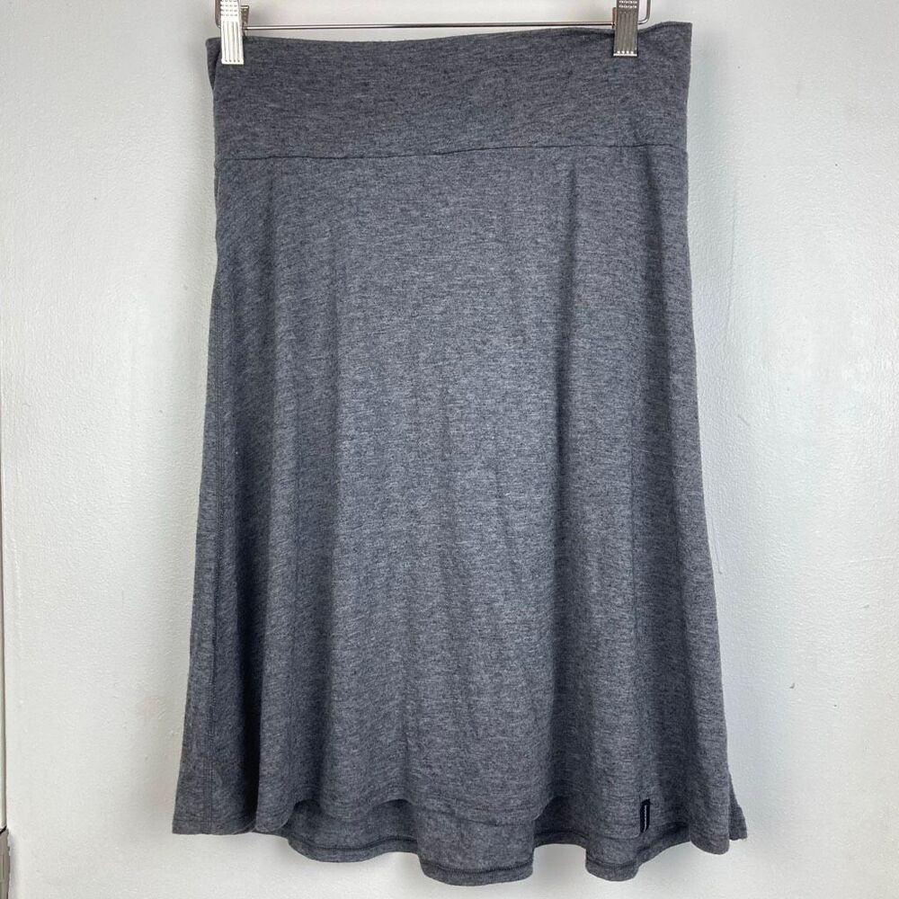 Duckworth Merino Wool Blend Grey Charcoal  Vapor Skirt Lightweight Athleisure S